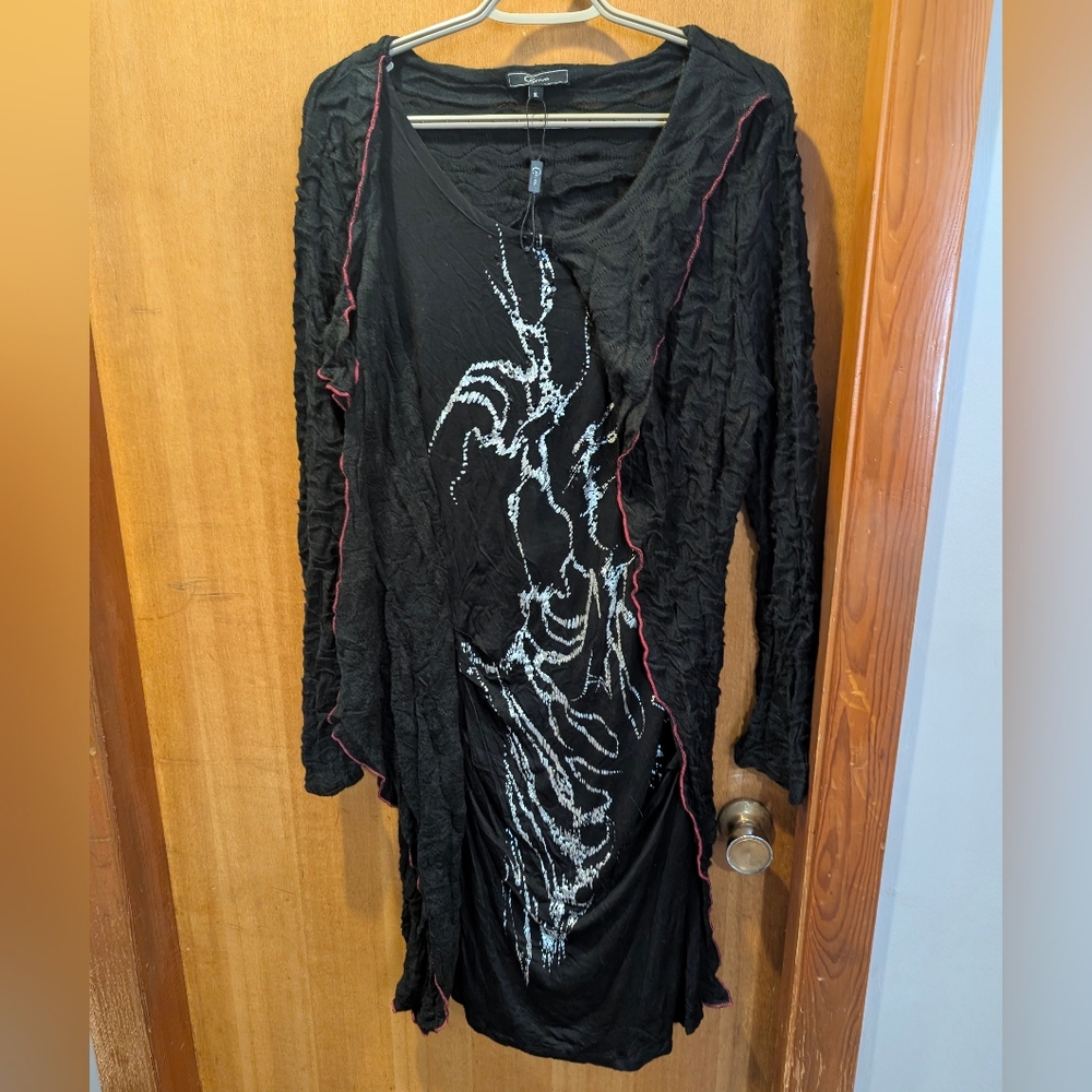 Cativa Black Midi Dress